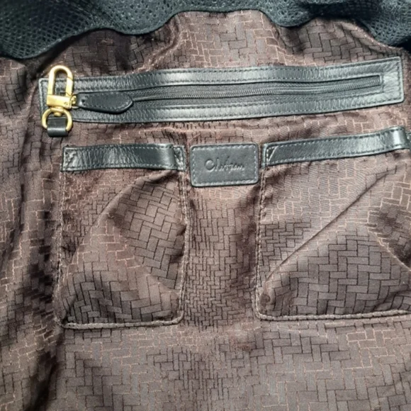 Cole Haan Women's Black Shoulder Bag Shiny Snake Skin Drawstring - Picture 9 of 16